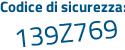 Il Codice di sicurezza è 88d continua con 12Z2 il tutto attaccato senza spazi