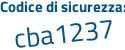Il Codice di sicurezza è 9 segue 33b9Z2 il tutto attaccato senza spazi