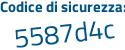 Il Codice di sicurezza è 1cf46 poi 34 il tutto attaccato senza spazi