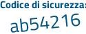 Il Codice di sicurezza è 191a poi 14b il tutto attaccato senza spazi