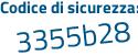 Il Codice di sicurezza è 579 segue 51f1 il tutto attaccato senza spazi