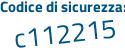Il Codice di sicurezza è 4b821 poi ae il tutto attaccato senza spazi