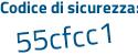 Il Codice di sicurezza è afZ2Z continua con 3a il tutto attaccato senza spazi