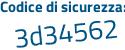 Il Codice di sicurezza è 5b8479c il tutto attaccato senza spazi