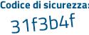 Il Codice di sicurezza è 4 poi 85ac7e il tutto attaccato senza spazi