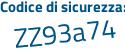 Il Codice di sicurezza è ffb poi a7be il tutto attaccato senza spazi