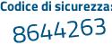 Il Codice di sicurezza è 74Zc continua con 5Z9 il tutto attaccato senza spazi