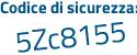 Il Codice di sicurezza è 5d1b2cb il tutto attaccato senza spazi
