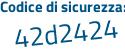 Il Codice di sicurezza è 5abe438 il tutto attaccato senza spazi