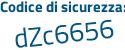 Il Codice di sicurezza è 1e segue 47a7f il tutto attaccato senza spazi