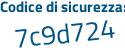 Il Codice di sicurezza è 48cc6fb il tutto attaccato senza spazi