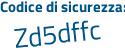 Il Codice di sicurezza è 42587f7 il tutto attaccato senza spazi