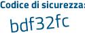 Il Codice di sicurezza è 61bb continua con 419 il tutto attaccato senza spazi