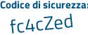 Il Codice di sicurezza è eec1321 il tutto attaccato senza spazi