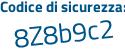 Il Codice di sicurezza è 4f poi 1e624 il tutto attaccato senza spazi