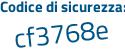 Il Codice di sicurezza è bZa9 poi a99 il tutto attaccato senza spazi