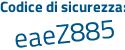 Il Codice di sicurezza è c9ecd segue 42 il tutto attaccato senza spazi