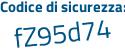 Il Codice di sicurezza è 46b2ac7 il tutto attaccato senza spazi