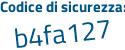 Il Codice di sicurezza è 1b59d42 il tutto attaccato senza spazi
