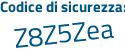 Il Codice di sicurezza è 9949296 il tutto attaccato senza spazi