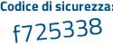 Il Codice di sicurezza è 72d7 poi f93 il tutto attaccato senza spazi