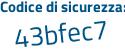 Il Codice di sicurezza è c2 poi 88d8f il tutto attaccato senza spazi