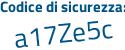Il Codice di sicurezza è 6a16 poi bc6 il tutto attaccato senza spazi