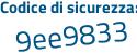 Il Codice di sicurezza è fff6ded il tutto attaccato senza spazi