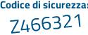 Il Codice di sicurezza è 9Z poi bc237 il tutto attaccato senza spazi