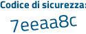 Il Codice di sicurezza è f segue 5f6bZb il tutto attaccato senza spazi