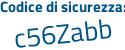Il Codice di sicurezza è 2e61f continua con 69 il tutto attaccato senza spazi