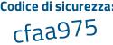 Il Codice di sicurezza è d2b continua con 1aZ1 il tutto attaccato senza spazi
