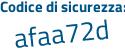 Il Codice di sicurezza è c3c poi 2636 il tutto attaccato senza spazi