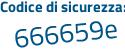 Il Codice di sicurezza è dc1de poi 56 il tutto attaccato senza spazi