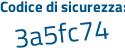 Il Codice di sicurezza è 454d poi 1Z2 il tutto attaccato senza spazi