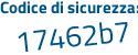 Il Codice di sicurezza è 1cdb continua con 736 il tutto attaccato senza spazi
