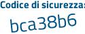Il Codice di sicurezza è 19 continua con a278c il tutto attaccato senza spazi