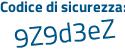 Il Codice di sicurezza è b23 continua con d9b8 il tutto attaccato senza spazi