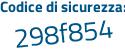 Il Codice di sicurezza è 323d93a il tutto attaccato senza spazi