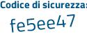 Il Codice di sicurezza è e continua con Zf768a il tutto attaccato senza spazi