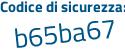 Il Codice di sicurezza è 546bb59 il tutto attaccato senza spazi
