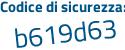 Il Codice di sicurezza è cb8 poi 7aZ4 il tutto attaccato senza spazi