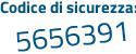 Il Codice di sicurezza è Z segue 54f8d6 il tutto attaccato senza spazi