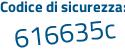 Il Codice di sicurezza è Z poi b68b83 il tutto attaccato senza spazi
