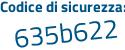 Il Codice di sicurezza è 275d segue 4cb il tutto attaccato senza spazi