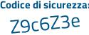 Il Codice di sicurezza è fb7f77a il tutto attaccato senza spazi