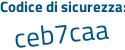 Il Codice di sicurezza è a segue 8991b3 il tutto attaccato senza spazi