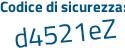 Il Codice di sicurezza è ad91 poi deb il tutto attaccato senza spazi