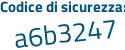 Il Codice di sicurezza è 845141f il tutto attaccato senza spazi