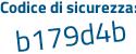 Il Codice di sicurezza è a41 poi 31c1 il tutto attaccato senza spazi